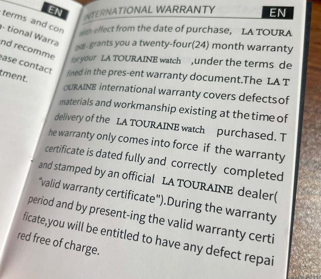 watch warranty