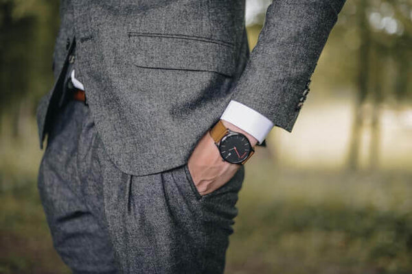 mens watches in suit