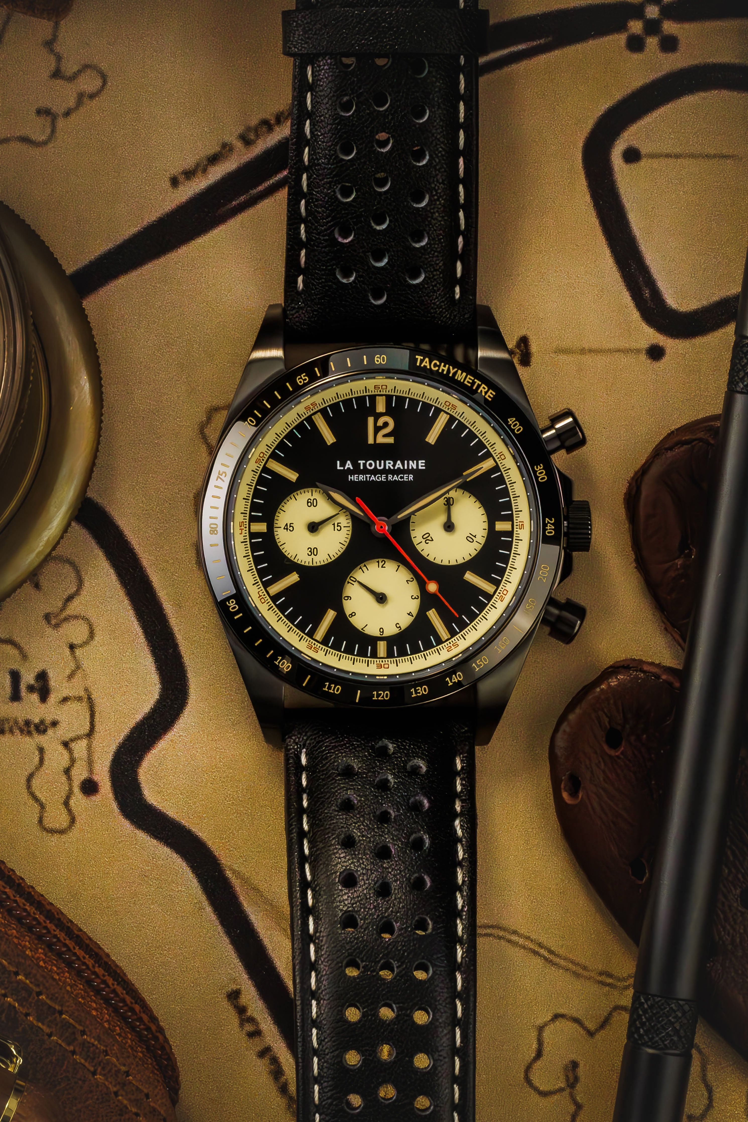 racing tachymeter watch