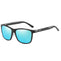 blue mirrored polarized sunglasses