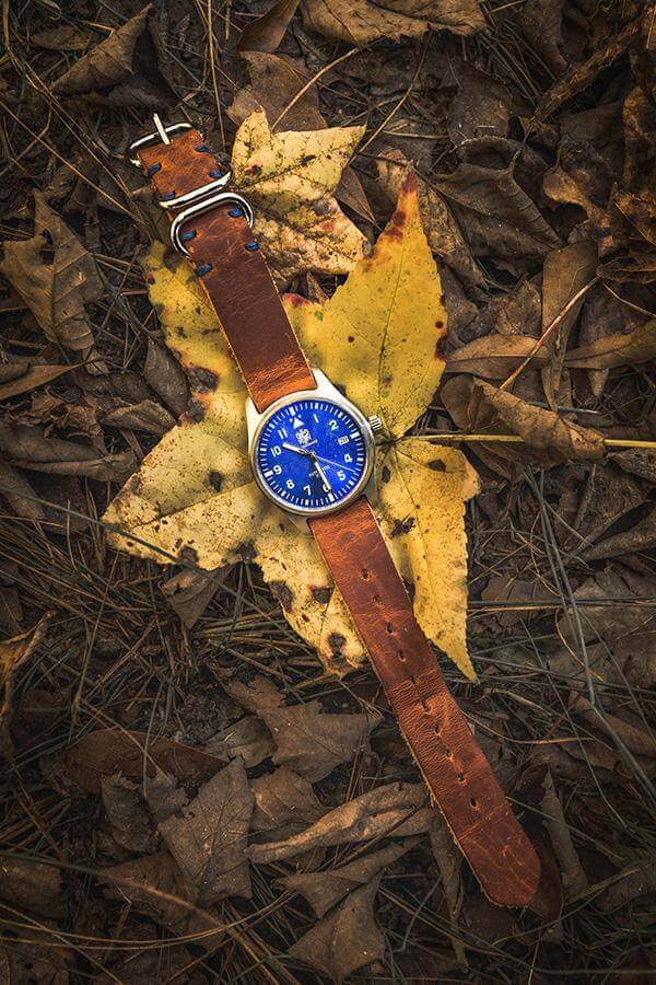 Horween Leather Straps Watch Bands La Touraine Watches 